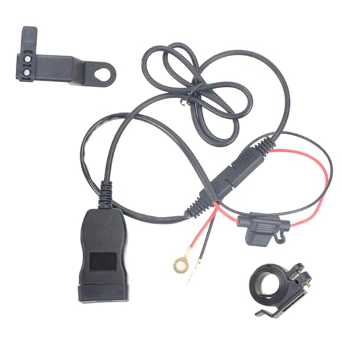 Schnellladeadapter, 6,8 A, Motorrad, USB, lädt Doppelanschlüsse, Voltmeter im Lieferumfang enthalten, 12–24 V für Telefon und Tablet Schnellladeadapter, 6,8 A, Motorrad, USB, lädt Doppelanschlüsse, Voltmeter im Lieferumfang enthalten, 12–24 V für Telefon und Tablet von FUUGlan