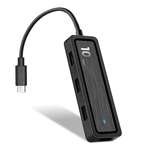 FUUIE USB-Adapter, 10 Gbit/s Typ C auf USB 3.2, 6-in-1, wiederverwendbarer Hub, Präsentation, Vorlesungskonverter von FUUIE