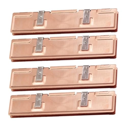 FUWIND 4 Stück RAM-Kühlkörper Radiator Kupferfarbe Reines Kupfer für RAM-Speicher Kühler Kühlkörper Desktop-Speicher Radiator DDR2 DDR3 DDR4 FUWIND 4 Stück RAM-Kühlkörper Radiator Kupferfarbe Reines Kupfer für RAM-Speicher Kühler Kühlkörper Desktop-Speicher Radiator DDR2 DDR3 DDR4 von FUWIND
