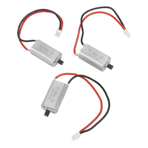 3pcs RC gebürstetem Motor für SCX24 1/24 RC -Auto, Geschwindigkeit, Kupfereisenmaterial, 3,7 bis 7,4 V Spannungsbereich 3pcs RC gebürstetem Motor für SCX24 1/24 RC -Auto, Geschwindigkeit, Kupfereisenmaterial, 3,7 bis 7,4 V Spannungsbereich von FUZHUI