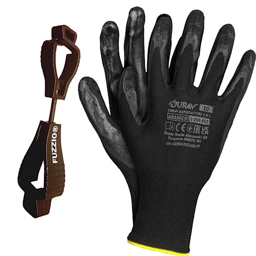 FUZZIO 24 Paar Jurav glatter Latex besichtet Arbeitshandschuhe Handschuh-Klammern M-8 FUZZIO 24 Paar Jurav glatter Latex besichtet Arbeitshandschuhe Handschuh-Klammern M-8 von FUZZIO