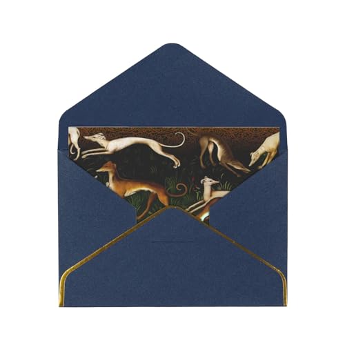 FUkker Grußkarten, Karten mit Umschlägen, Weihnachtskarten aus Perlmuttpapier, Dankeskarten, Windhunde FUkker Grußkarten, Karten mit Umschlägen, Weihnachtskarten aus Perlmuttpapier, Dankeskarten, Windhunde von FUkker