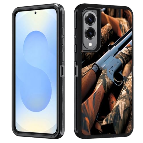 FVAENDHIO Schutzhülle für Galaxy S25 Edge, strapazierfähig, 3-in-1-Hybrid-Schutzhülle in Militärqualität, stoßfest, Fallschutz für Samsung Galaxy S25 Edge 5G 6,7 Zoll 2025, Jagd-Tarnmuster von FVAENDHIO