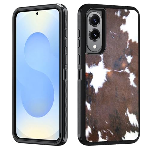 FVAENDHIO Schutzhülle für Samsung Galaxy S25 Edge, strapazierfähig, 3-in-1-Hybrid-Schutzhülle in Militärqualität, stoßfest, Ganzkörper-Schutzhülle für Samsung Galaxy S25 Edge 5G 6,7 Zoll 2025, brauner von FVAENDHIO