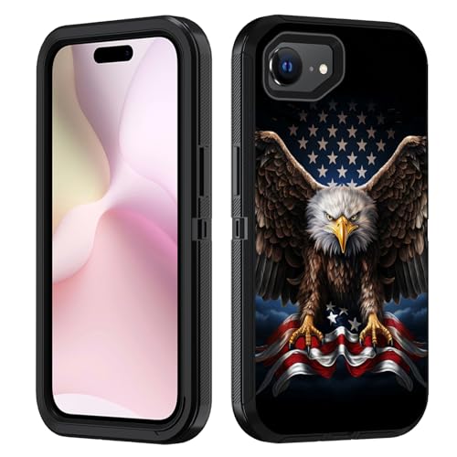 FVAENDHIO Schutzhülle für iPhone 16e (2025), strapazierfähig, 3-in-1-Hybrid-Hybrid-Schutzhülle in Militärqualität, stoßfest, Ganzkörper-Schutzhülle für iPhone 16e (2025), 15,5 cm (6,1 Zoll von FVAENDHIO