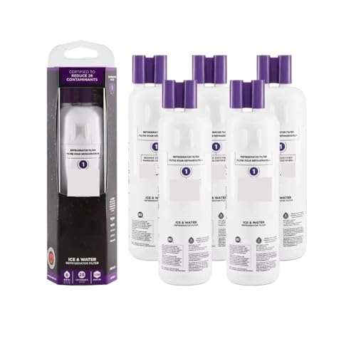 Hohe Kompatibilität, Dreifachfiltration, Kompatibel Mit Whirlpool, Kühlschrank-Wasserfilter EDR1RXD1 W10295370A 9081 P8RFWB2L(5pcs) von FVLIEQJP
