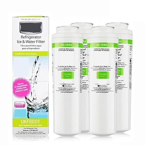 UKF8001 Ersatz, Kompatibel Mit Maytag, UKF8001, EDR4RXD1, Pur Filter 4, Kenmore 46-9005, Kühlschrank-Wasserfilter(4pcs) von FVLIEQJP