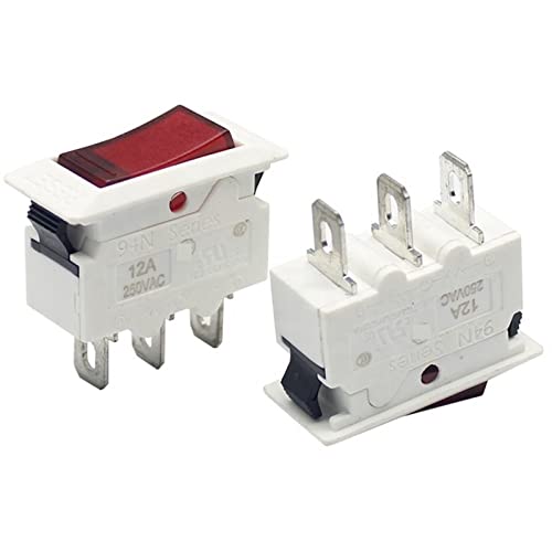 12A Thermischer Überlastungsschutz Reset Push Rocker Switch Circuit Breaker 1St(10A) von FWEUHMWP