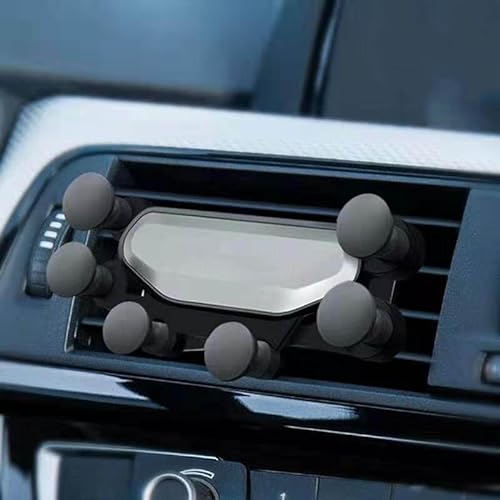 FXDSCA Handyhalterung Auto für BMW Z1 E30 Z3 Z3M E36 i3 i3s i3-S iX, 360° Drehbar Lüftung Handyhalter Auto Handy Halterung Auto Universal Autohalterung Handyhalter Zubehör,C Silver von FXDSCA