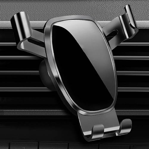 FXDSCA Handyhalterung Auto für Mini Cooper SMART 451 FIAT 500, 360° Drehbar Lüftung Handyhalter Auto Handy Halterung Auto Universal Autohalterung Handyhalter Zubehör,A Black von FXDSCA