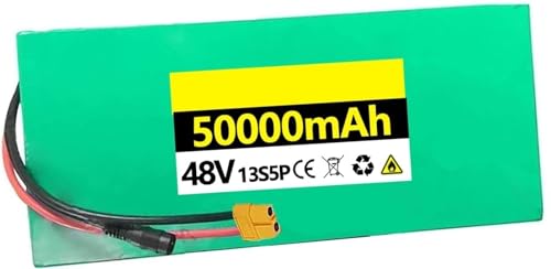 Elektrofahrzeugbatterien 48V Lithium-Ionen-Batterien 48V30AH40Ah50Ah for 200W-1000W Motorrad-Ersatzbatterien mit großer Kapazität und PVC(T,48V 50AH) von FXLBYSMM