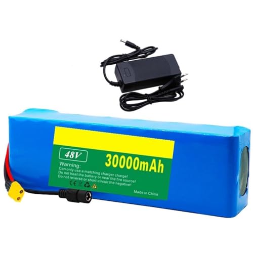 48 V 30000 mAh Wiederaufladbarer Lithium-Ionen-Akkupack, Schnittstelle: Tragbare 13S3P-Lithiumbatterie for Elektrofahrrad, Roller, XT60 + Auto 48 V 30000 mAh Wiederaufladbarer Lithium-Ionen-Akkupack, Schnittstelle: Tragbare 13S3P-Lithiumbatterie for Elektrofahrrad, Roller, XT60 + Auto von FXLUHAY