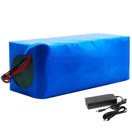 48V 10Ah Ebike-Akku, 13S3P Lithium Li ION Eingebauter BMS-Lithium-Akku mit Ladegerät, for Elektro-Fahrrad-Scooter(T Plug) von FXLUHAY