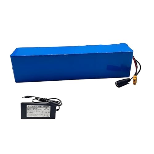60V 20Ah Ebike-Akku Lithium-Akkupack, 16S3P Lithium-Ionen-Elektrofahrradakku mit Ladegerät, for Elektrofahrrad-Scooter(Xt60) von FXLUHAY