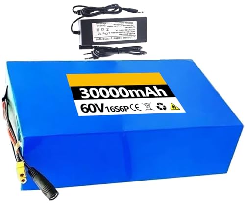 Ebike-Akku 36 V 48 V 52 V 60 V 15 Ah 20 Ah 30 Ah Lithium-Ionen-Akku for Elektrofahrräder, Roller mit 20 A BMS und Ladegerät(XT60,48V 20AH) von FXLUHAY