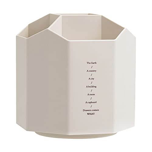 Drehbar Stifthalter Organizer Stiftebox Aus Kunststoff, 360 Grad Drehbar Bleistift Aufbewahrungsbox Pinselbehälter Organizer Für Kinder, Schreibtisch Aufbewahrung Für Zuhause Büro Schule Drehbar Stifthalter Organizer Stiftebox Aus Kunststoff, 360 Grad Drehbar Bleistift Aufbewahrungsbox Pinselbehälter Organizer Für Kinder, Schreibtisch Aufbewahrung Für Zuhause Büro Schule von FYBlossom