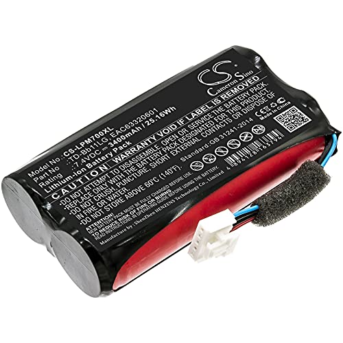 Cameron Sino Battery for LG Music Flow P7, NP7550, PJ9, PJ9B, PJS9W PN:LG EAC63320601, TD-Bb11LG 3400mAh / 25.16Wh Cameron Sino Battery for LG Music Flow P7, NP7550, PJ9, PJ9B, PJS9W PN:LG EAC63320601, TD-Bb11LG 3400mAh / 25.16Wh von FYIOGXG