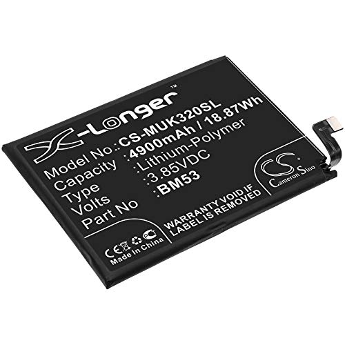 Cameron Sino Ersatz Akku für M2007J3SY, Mi 10T 5G; K30s PN: BM53 4900mAh / 18.87Wh von FYIOGXG