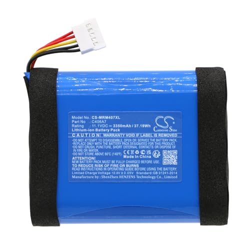 Cameron Sino Ersatz Akku für Marshall Middleton PN:Marshall C406A7 3350mAh / 37.19Wh von FYIOGXG