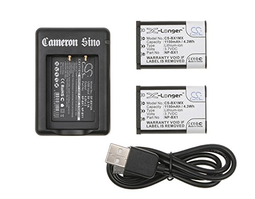 Cameron Sino Ersatz Akku für Sony Cyber-Shot DSC-HX300, Cyber-Shot DSC-HX50, HDR-GWP88VE, HDR-MV1, POV HD Action Camera, RML-VR1, yber-Shot DSC-HX50 PN:Sony BC-CSXB, BC-DCY, NP-BX1 Cameron Sino Ersatz Akku für Sony Cyber-Shot DSC-HX300, Cyber-Shot DSC-HX50, HDR-GWP88VE, HDR-MV1, POV HD Action Camera, RML-VR1, yber-Shot DSC-HX50 PN:Sony BC-CSXB, BC-DCY, NP-BX1 von FYIOGXG