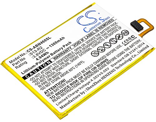 Cameron Sino Ersatz Akku für Voyage, NM460GZ PN: 58-000056, MC-305070, S13-R2, S13-R2-A 1300mAh / 4.94Wh von FYIOGXG
