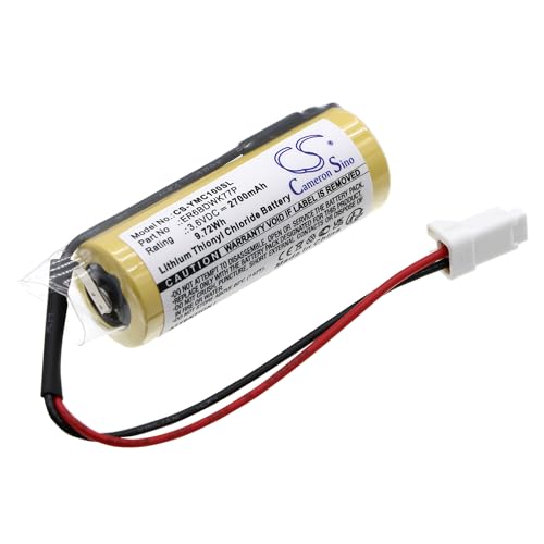 Cameron Sino Ersatz Akku für Yaskawa YRC1000 PN:Yaskawa ER6BDWK77P, HW1483880-A 2700mAh / 9.72Wh von FYIOGXG