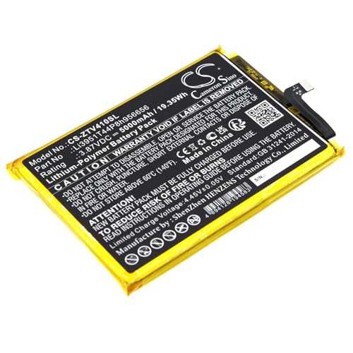 Cameron Sino Ersatz Akku für ZTE 8045, Blade V40, Blade V40 5G, V40 Vita PN:ZTE Li3951T44P8h956656 5000mAh / 19.35Wh Cameron Sino Ersatz Akku für ZTE 8045, Blade V40, Blade V40 5G, V40 Vita PN:ZTE Li3951T44P8h956656 5000mAh / 19.35Wh von FYIOGXG