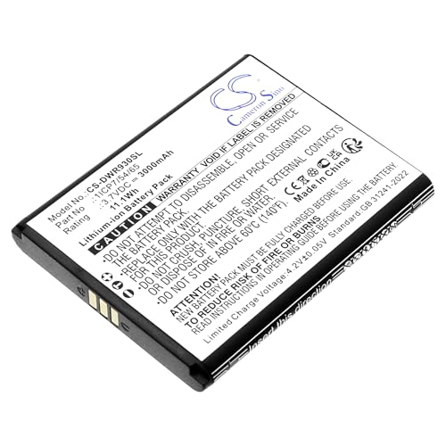 Ersatz Akku für D-Link DWR-930M PN:D-Link 1ICP7/54/65 3000mAh / 11.1Wh von FYIOGXG