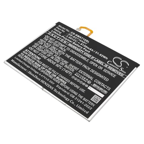 Ersatz Akku für Galaxy Tab S9, SM-X710, SM-X710N, SM-X716, SM-X716B, SM-X716N PN: EB-BX716ABY, GH82-31774A 8150mAh / 31.62Wh Ersatz Akku für Galaxy Tab S9, SM-X710, SM-X710N, SM-X716, SM-X716B, SM-X716N PN: EB-BX716ABY, GH82-31774A 8150mAh / 31.62Wh von FYIOGXG