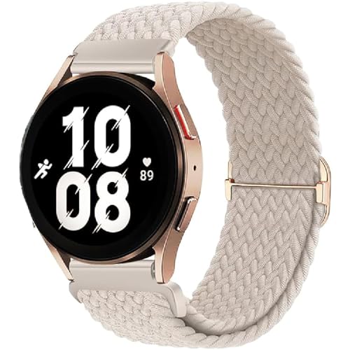 Nylon Ersatzarmband für Samsung Galaxy Watch 3 45mm/Galaxy Watch 46mm, 22mm Sport Armbänder Uhrenarmband, Armband für Samsung Galaxy Gear S3 Classic/Gear S3 Frontier (Starlight) von FYISWHO