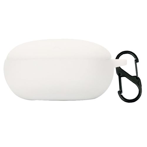 Silikon Hülle für Anker Soundcore Liberty 4 Bluetooth Kopfhörer, Schutzhülle Case Cover für Anker Soundcore Liberty 4 (White) von FYISWHO