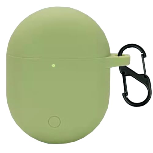Silikon Hülle für Xiaomi Redmi Buds 3 Pro/Airdots 3 Pro Bluetooth Kopfhörer, Schutzhülle Case Cover für Redmi Buds 3 Pro (LightGreen) von FYISWHO