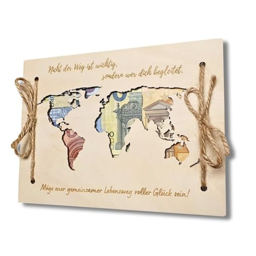 Weltkarte Hölzerne Geldgeschenke, Hochzeitsgeschenke Für Brautpaare, Personalisierte Retro-Geschenke Für Hochzeiten, Geburtstage Und Feiertage, Geldgeschenke Geburtstagsdekorationen/Geschenke Aus Holz Weltkarte Hölzerne Geldgeschenke, Hochzeitsgeschenke Für Brautpaare, Personalisierte Retro-Geschenke Für Hochzeiten, Geburtstage Und Feiertage, Geldgeschenke Geburtstagsdekorationen/Geschenke Aus Holz von FYJCXCMP