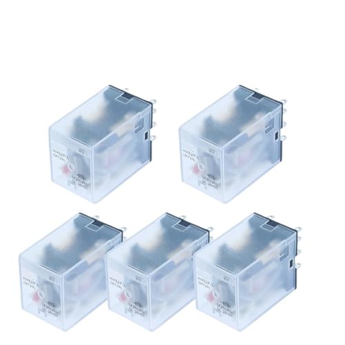 10 Stücke Zwischenrelais HH52P MY2NJ Spule Allgemeine DPDT Mini Elektromagnetische Relaisschalter Mit LED 8 Pins AC 110 V 220 V DC 12 V 24 V(DC,12V) von FYLTWUK