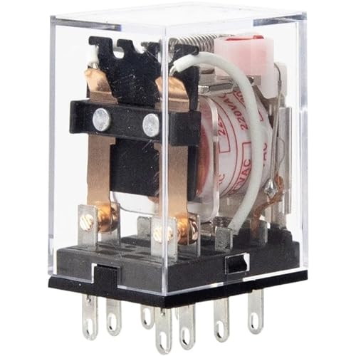 9pcs JZX-22F(D)/2Z 3Z 4Z JQX-13F(D) /2Z AC DC 12V 24V 36V 110V 220V 380V RXM MY2NJ MY4NJ MINI Intermediate Relay RXM2LB2BD(11-pins,WITH BASE_DC 12V) von FYLTWUK