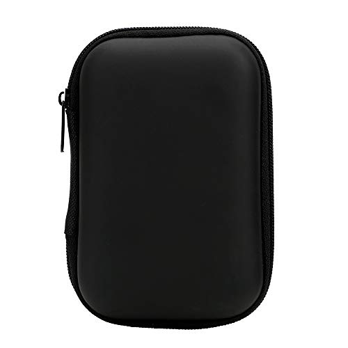 FYMSR Digitale Aufbewahrungstasche Tragbare Kopfhörertasche Travel Kit Case, Tasche für USB-Kabel Kopfhörerelektronik (Black) von FYMSR