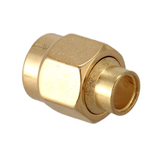 FYOBOT 10 Fach SMA Stecker Mit L?t Anschluss Hf Koax Verbinder F¨¹r Semi-Rigid Rg402 0,141 Kabel Gold von FYOBOT