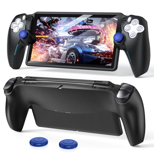 FYOUNG Hülle für Playstation Portal, Silikon Schutzhülle Soft Grip Cover Case Protector mit vollständigem Schutz und rutschfesten Daumengriffen Zubehör-Kit für PS5 Portal Remote Player-Schwarz FYOUNG Hülle für Playstation Portal, Silikon Schutzhülle Soft Grip Cover Case Protector mit vollständigem Schutz und rutschfesten Daumengriffen Zubehör-Kit für PS5 Portal Remote Player-Schwarz von FYOUNG