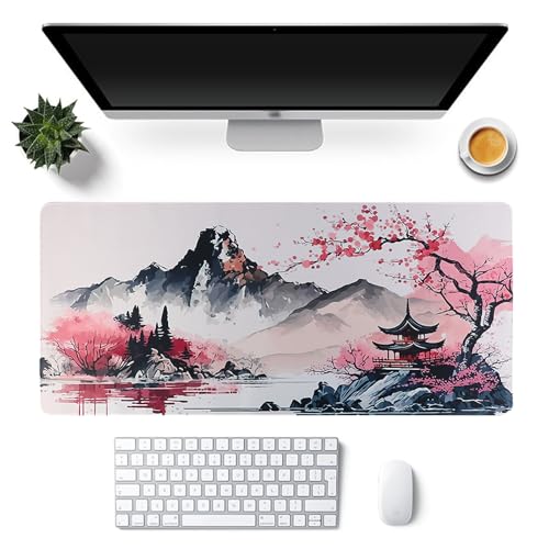 FYting Gaming Mauspad XXL,Mauspad 900x400,Mauspad Anime,Schreibtischunterlage, rutschfeste Unterseite aus Naturkautschuk, Wasserdicht und Schmutzabweisend, für PC, MacBook, Laptop(C) von FYting