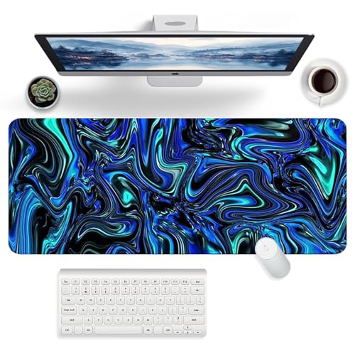 FYting Gaming Mauspad XXL,Mauspad 900x400,Schreibtischunterlage,Desk Mat, Rutschfeste Unterseite aus Naturkautschuk, Wasserdicht und Schmutzabweisend, für PC, MacBook, Laptop (Laser) von FYting