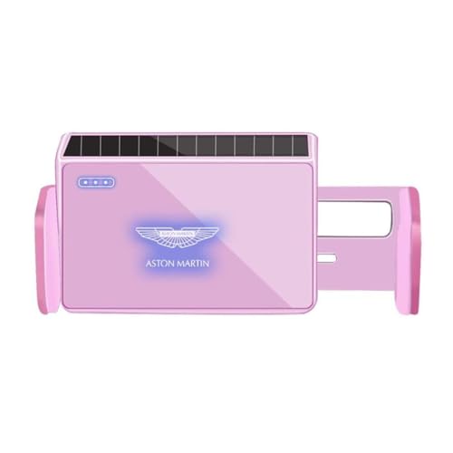 FZKUDZLD Auto Handyhalterung Navigationshalter für Aston Martin Zagato Vantage 2012-2025,Auto Vent Handyhalter 360° Drehbar EIN-Knopf-Release Handyhalterung,Pink von FZKUDZLD