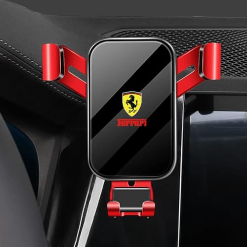 FZKUDZLD Auto Handyhalterung Navigationshalter für Ferrari 550 2000-2005,Auto Vent Handyhalter 360° Drehbar EIN-Knopf-Release Handyhalterung,Red FZKUDZLD Auto Handyhalterung Navigationshalter für Ferrari 550 2000-2005,Auto Vent Handyhalter 360° Drehbar EIN-Knopf-Release Handyhalterung,Red von FZKUDZLD