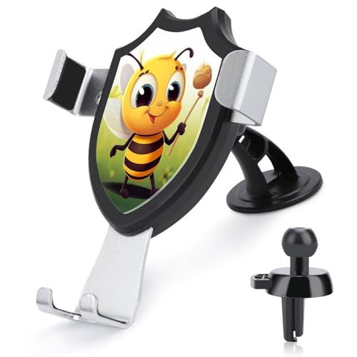 FZMVSQH Bee Universal-Handyhalterung fürs Auto, verbesserte 3-in-1-Handyhalterung für Smartphone, KFZ-Halterung mit Saugnapf für Armaturenbrett, Windschutzscheibe, Lüftungsschlitz von FZMVSQH