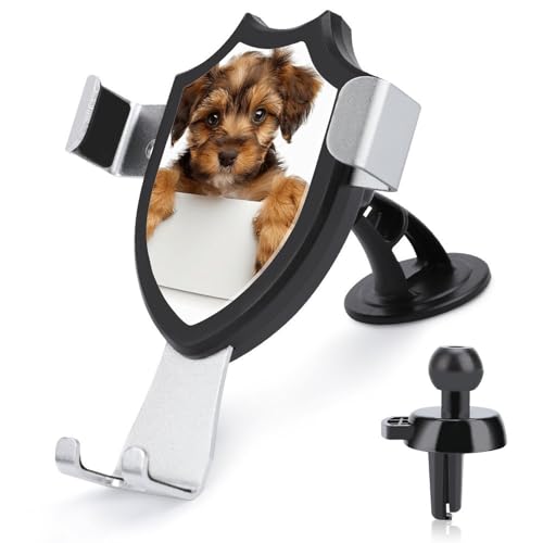FZMVSQH Universelle KFZ-Handyhalterung für kleine Hunde, verbesserte 3-in-1-Handyhalterung, Smartphone-Halterung, Handy-Autohalterungen mit Saugnapf für Armaturenbrett, Windschutzscheibe von FZMVSQH