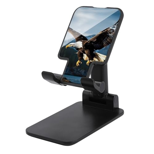 FZQVSGW Handy-Ständer für den Schreibtisch, faltbar, verstellbare Drehung, Adler bei der Jagd, Tablet-Ständer, tragbare Handyhalter mit 10,2-33 cm Handys und Tablets, Schwarz FZQVSGW Handy-Ständer für den Schreibtisch, faltbar, verstellbare Drehung, Adler bei der Jagd, Tablet-Ständer, tragbare Handyhalter mit 10,2-33 cm Handys und Tablets, Schwarz von FZQVSGW
