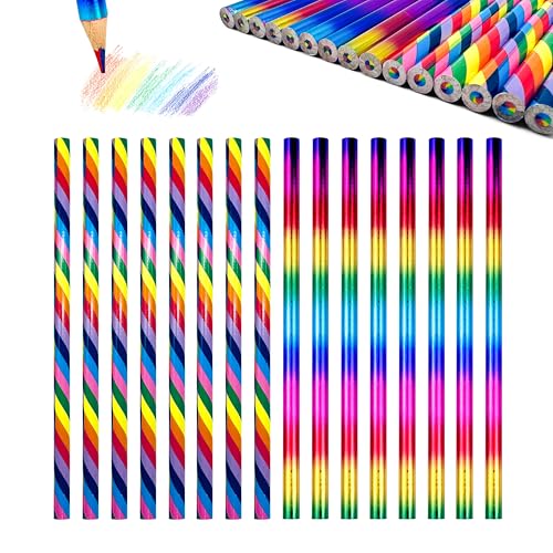 FZSECRIU 16 Stück regenbogenstift，stifte kinder，buntstifte kinder，zauberstifte kinder，regenbogen von FZSECRIU