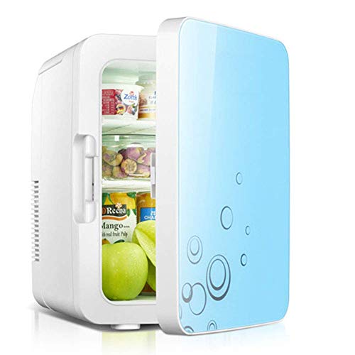 FZYE Kühlschrank mit Gefrierfach für Schlafzimmer unter Theke Kühlschrank mit Gefrierfach, tragbarer kompakter persönlicher Kühlschrank, Lebensmittelerhitzer Getränkekühler für Schlafzi von FZYE