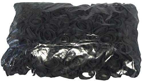 1 kg Gummiringe schwarz 15 mm Ø 1,5 x 1,5 breit Gummiband Gummibänder Haushaltsgummis Gummiring Gummies Rubber Bands Fa.ars von Fa.ars