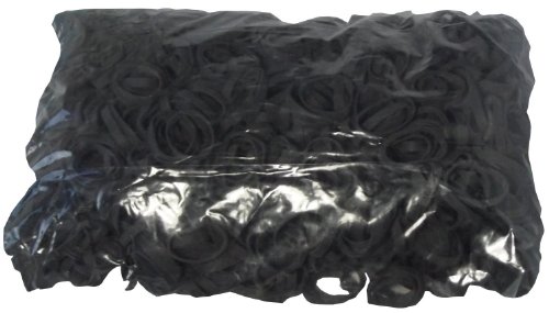 1 kg Gummiringe schwarz 25 mm Ø 1,2 x 5 mm breit Gummiring Haushaltsgummis Gummibänder Fa.ars von Fa.ars