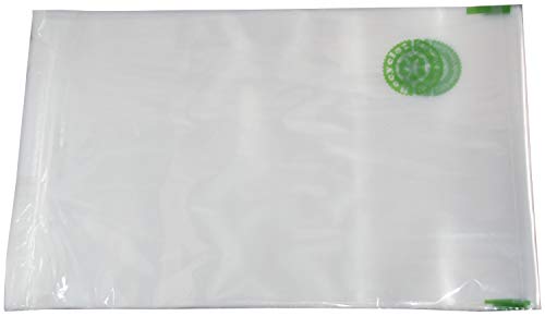 100 Recyclat Flachbeutel transparent mit Recyclat-Logodruck 400x600 50mµ Tüten Tütchen Beutel nachhaltig - umweltschonend Polybeutel aus Recyclat von Fa.ars